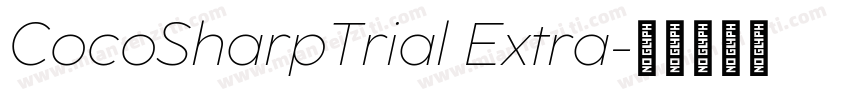 CocoSharpTrial Extra字体转换